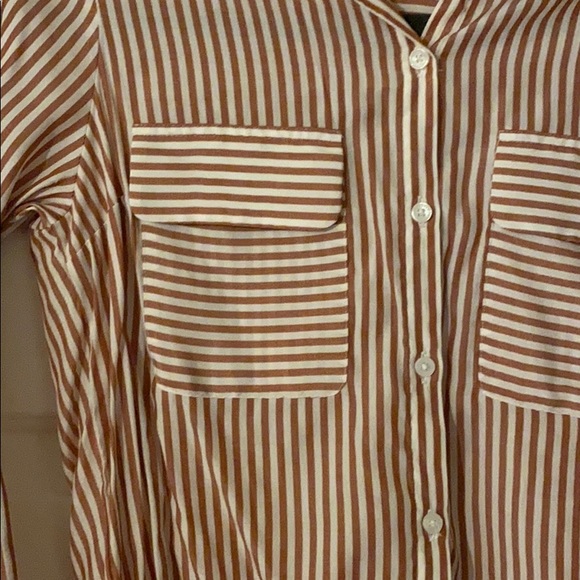 Red and white button down - Picture 2 of 3